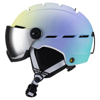 Gradient Ski Helmet with Integrated Goggles for Adults