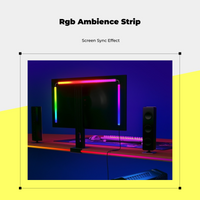 Screen sync RGB strip, USB powered.