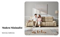 Elephant Ear Sofa Modern Minimalist design Couch Small Space suitable Lounge Seating for Apartment Dwellers, Young Adults, Living Room