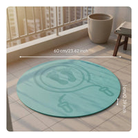 Round Jump Rope Mat Soundproof Circular Skipping Mat Non-Slip Fitness Equipment for Home Gym
