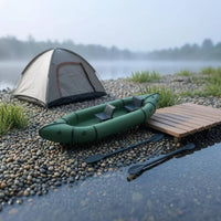 Inflatable Boat Model Molded Details 2 Person Inflatable Raft Includes Oars