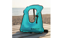 Quick Inflate Inflatable Snorkel Vest Adjustable Straps Inflatable Swim Jacket Bright Colors Water Safety Equipment for Snorkeling