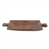Wooden Fruit Tray Eco-Friendly Tray Dish Long-Lasting for Coffee Table