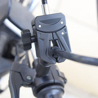 Electric Vehicle Rearview Mirror Clip Umbrella, Manual, UPF30+, 8 Ribs, Iron Frame