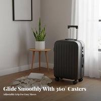 Hardside Suitcase Combination Lock Hardshell Luggage Lightweight