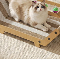 Cat Scratcher Sofa Throughout the Year Cat Scratching Lounge Built-Built-in Play Feature for Indoor