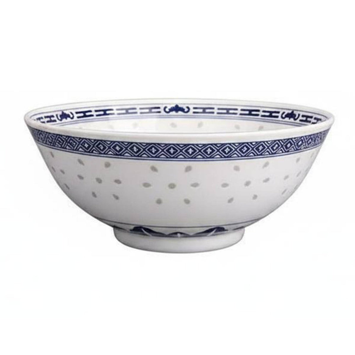 Chinese Type Dessert Bowl Colorfast Blue and White Pattern Bowl Thickened Material Tableware for Restaurant
