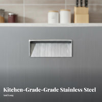 Stainless Steel Sink Cabinet Easy to Clean Freestanding Kitchen Sink Resistant Unified Kitchen Workstation for Landlords, Renters, Garage