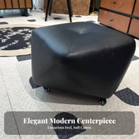 Octagonal Pouf Luxurious Design Footrest Space-Saving for Living Room, Students