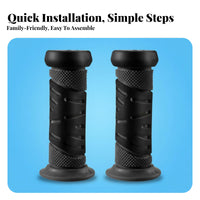 2 Pieces Children's Handle Grips Comfortable Junior Bike Handlebar Grips Ergonomic Design for Young Children