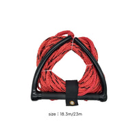 Braided Watersports Tow Rope with Handle Coiled Water Ski Rope with Grip Abrasion-Resistant Tangle-Tangle-Resistant for Wakeboarding