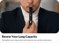 Lung Muscle Trainer Breathing Exerciser for Fitness, Aerobics, Yoga, Mindfulness, and Mountaineering