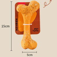 Beef Flavored Gnaw Bone Bite Resistant Dog Gnaw Bone Pet Supply  Enrichment Toy for Young Dogs