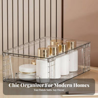 Stackable Storage Drawer lint-freeproof Stackable Drawer Unit Clear View for Students