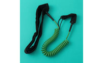 Paddle Board Leash with Belt Elastic Waist Leash with Coiled Cord Comfortable for Surfers, Stand-up Paddleboarding