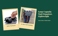 Carpenter tool organizer waist bag