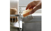 Drainage Utensil Rack Hooks on Back Utensil Drying Basket Space-Saving
