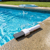 V-Shaped Clip Pool Cleaner Abrasive Pool Tile Pumice Stone Removes Calcium