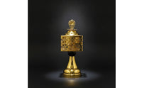 Metal Incense Burner Decorative Tabletop Incense Burner Censer Gold Metal-Like for Home Decor