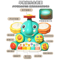 Educational Animal Elephant Jazz Drum Multifunctional Electronic Keyboard Toy
