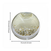 Glass Vase Minimalist Decorative Vase Simple Design for Tabletop