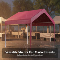 Commercial Vendor Tent Rainproof Four-Legged Waterproof Outdoor Gazebo Tent for Event Vendors, Families, Markets, Festivals, Athletic Events