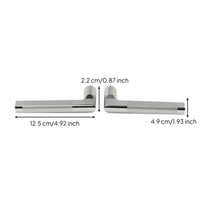 Adjustable privacy door handle, durable