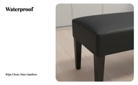 Modern Minimalist Design Padded End-of-Bed Bench Versatile Design Padded Entryway Stool Comfortable Foam Filling Indoor Furniture Easy to Clean for Boutique Owners, Homeowners, Families, Bedroom, Hallway, Dressing Room, Cloakroom