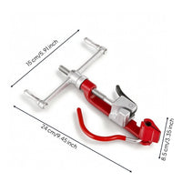 Strapping Tool with Cutting  Screw-Type Steel Strapping Tool Anti-Slip for Warehouses, Workshops