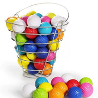 Iron Wire Golf Ball Basket, Holds 70 Balls