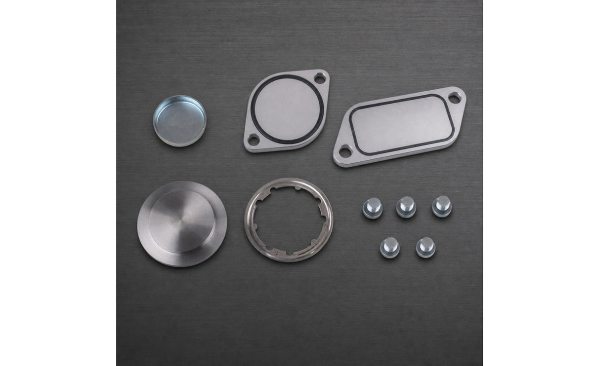 Aluminum Alloy EGR Plug Kit Machined EGR Delete Kit for Mechanics, Engine Repair