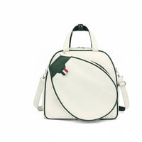 Large Capacity Racket Bag Detachable Shoulder Strap Racket Tote Bag Quilted Sports Backpack Versatile-Sport Use Athletic