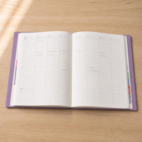 2027 Daily Planner Faux Leather Notebook 365-Day Agenda Journal