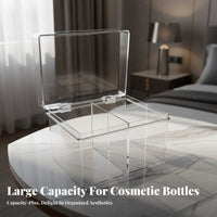 Divided Cosmetic Case debris-resistantresistant with Lid Multi-Section cosmetics organizer for Women
