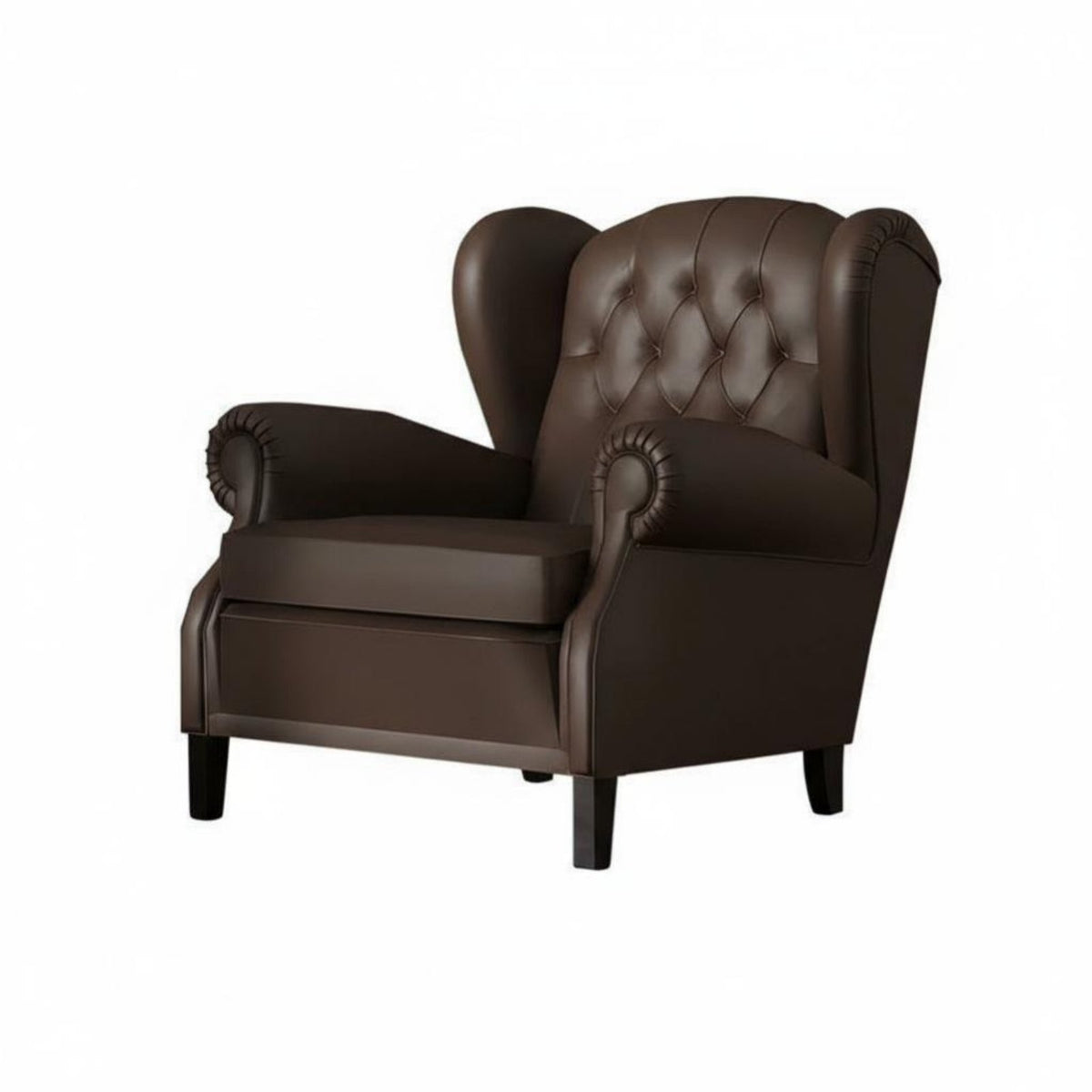 Upholstered Armchair French Retro Design Single Sofa Vintage design Deep Seat for Interior Designers, Business Owners