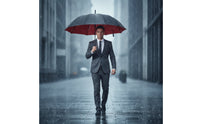 Large Umbrella with Double-Layer Canopy Windproof Umbrella with Double Canopy Heavy Duty for Business Professionals, Commuters, Commuting, Travel