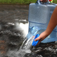 28L Square Thickened Outdoor PC Pure Water Bucket with Faucet for Car and Home Portable Storage Tank