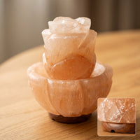 salts Lamp Ambient Mineral Crystal salts Lamp Calming Night Light for Bedside