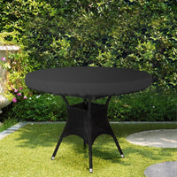 Outdoor Round Table Cover 210D Oxford Fabric Waterproof Dustproof Furniture Cover