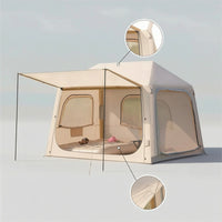 Inflatable Car-Tail Tent Rain-Resistant Inflatable SUV Tent Quick-Setup Shelter for Campers, Tailgating, Wilderness Trekking