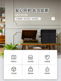 亚马逊热销收纳盒翻盖可折叠带提手多功能居家防尘收纳多种颜色