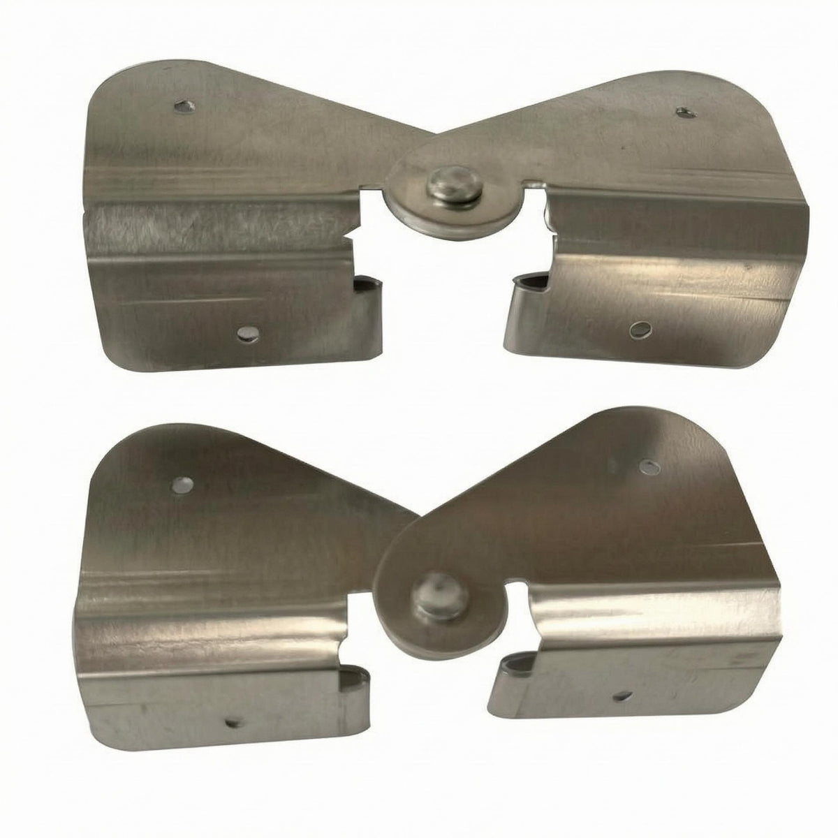 Aluminum Downspout Hinge Rust Resistant Home Drainage Hardware Two-leafLeaf