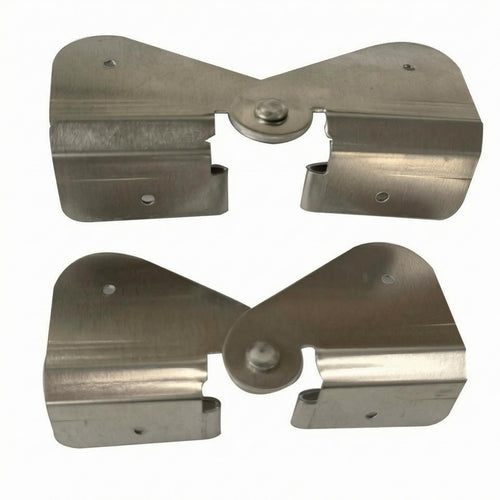 Aluminum Downspout Hinge Rust Resistant Home Drainage Hardware Two-leafLeaf