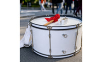 24x12 inch Snare Drum with Strap Heavy-Duty 24x12 inch Snare Drum Secure for Drumlines, Outdoor Performances
