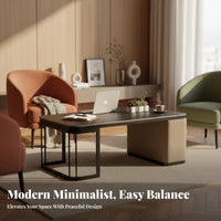 2 Pieces Minimalist design Nesting Stand Set Modern Look Coffee Table Space-Saving Home Furniture abrasionResistant for Homeowners, Apartment Dwellers, Office Managers, Small Spaces, Lounge, Reception Area