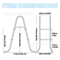 Swimming Pool Ladder Double-Sided Support Frame Pool Ladder