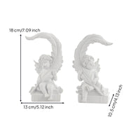 Resin Figurine Decorative Human Figure Statue Artistic for Bookshelf, Art Lovers