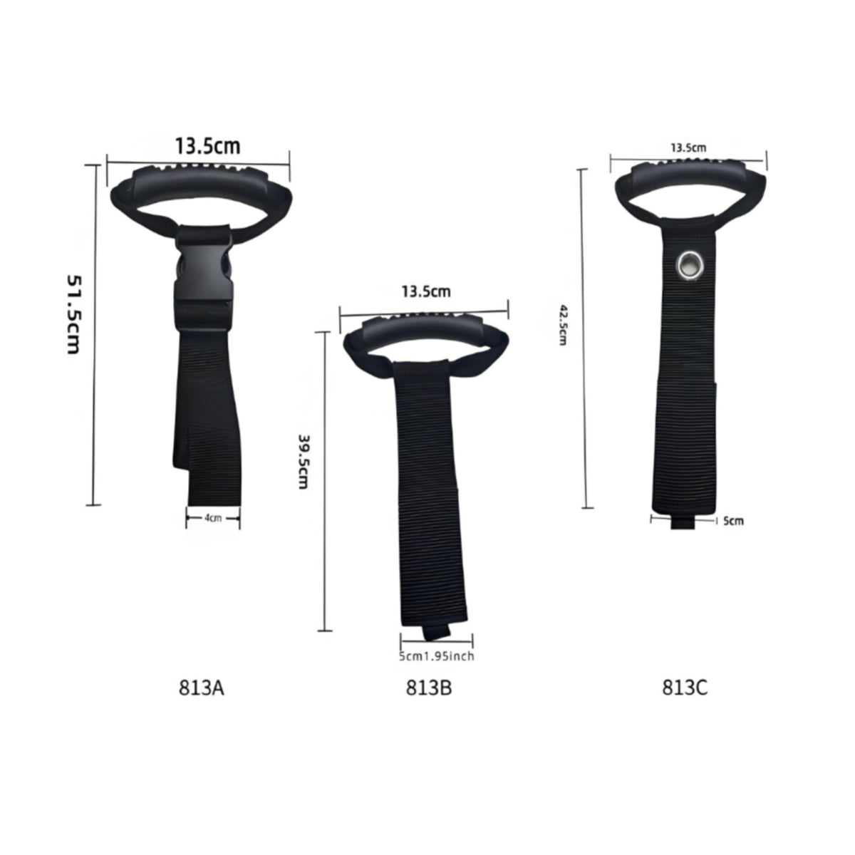 Heavy Duty Cable Strap Reusable Storage Gear Easy to Hang for Garage, Workshop