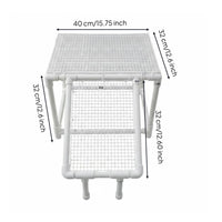 Turtle Basking Stand Raised Design Turtle Sunning Simple to Clean to Clean Animal Enclosure for Aquarium