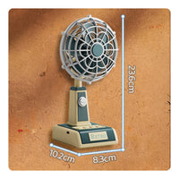 Mini Desktop Fan Metal Grille Cooling Device Three Speed for Dorm Room